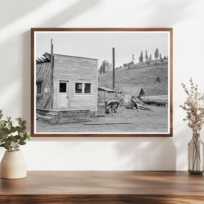 Abandoned Sawmill in Tamarack Idaho 1939 - Available at KNOWOL