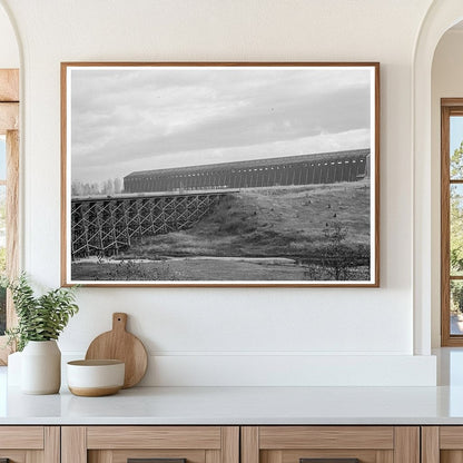 Abandoned Shed of Humbird Lumber Company Idaho 1939 - Available at KNOWOL