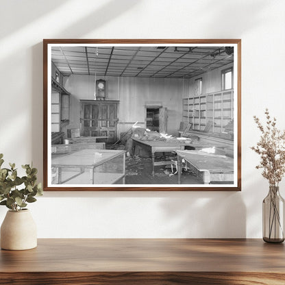 Abandoned Store Interior in Babbitt Minnesota 1937 - Available at KNOWOL