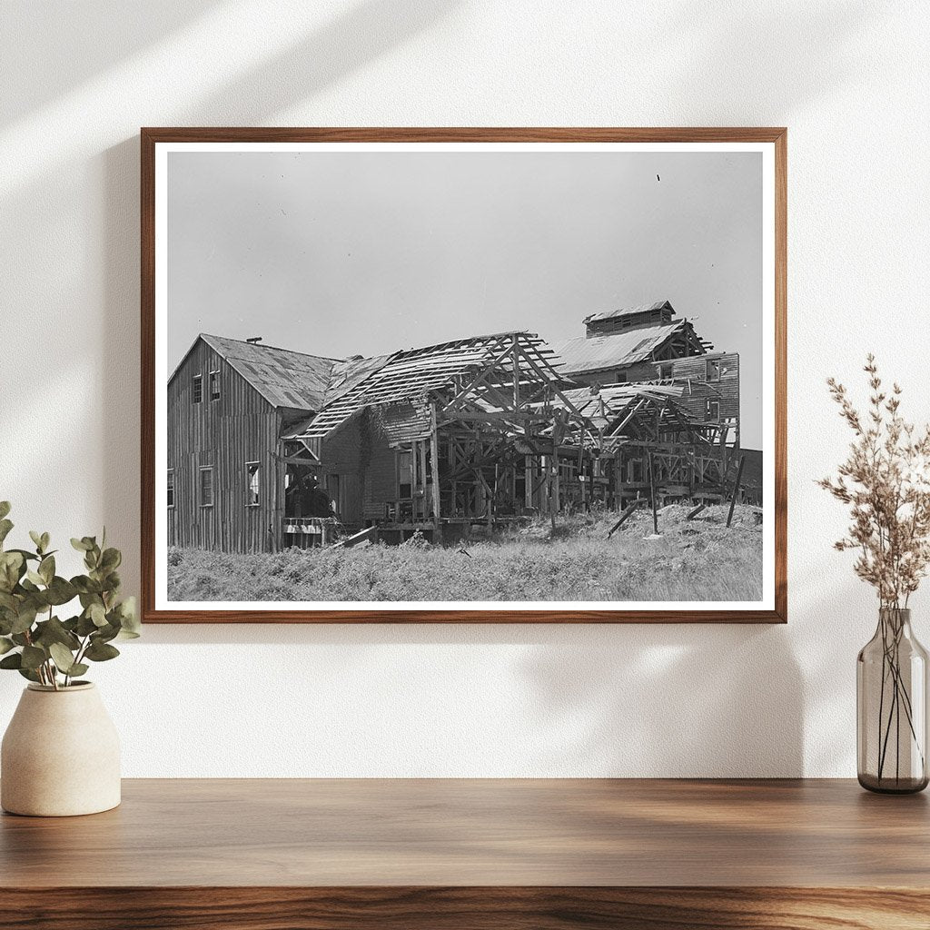 Abandoned Sugar Mill in Gibson Louisiana 1938 - Available at KNOWOL