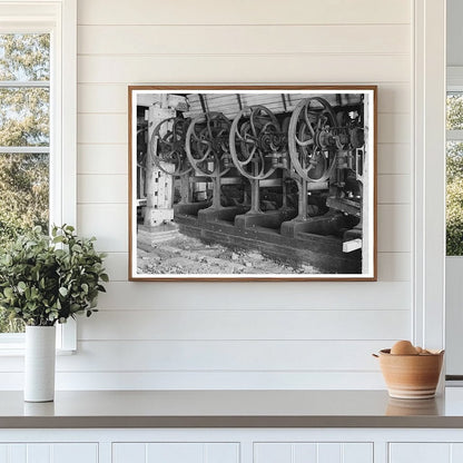Abandoned Sugar Mill Machinery Gibson Louisiana 1938 - Available at KNOWOL