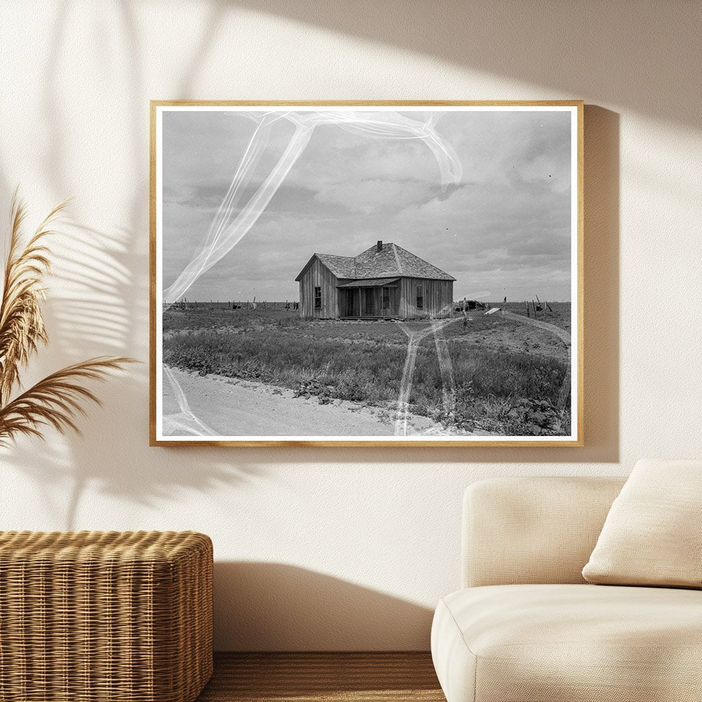 Abandoned Tenant Farmer Shack Roscoe Texas 1937 - Available at KNOWOL