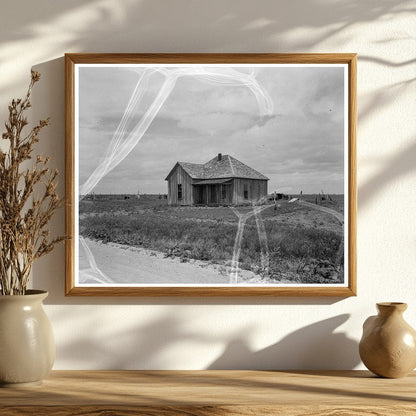 Abandoned Tenant Farmer Shack Roscoe Texas 1937 - Available at KNOWOL