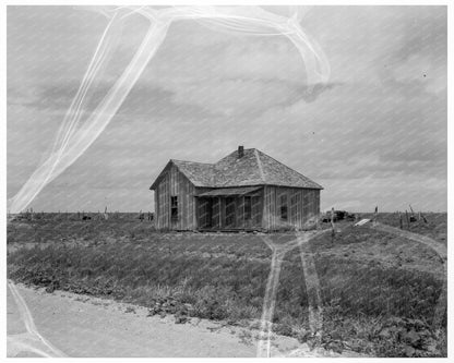 Abandoned Tenant Farmer Shack Roscoe Texas 1937 - Available at KNOWOL