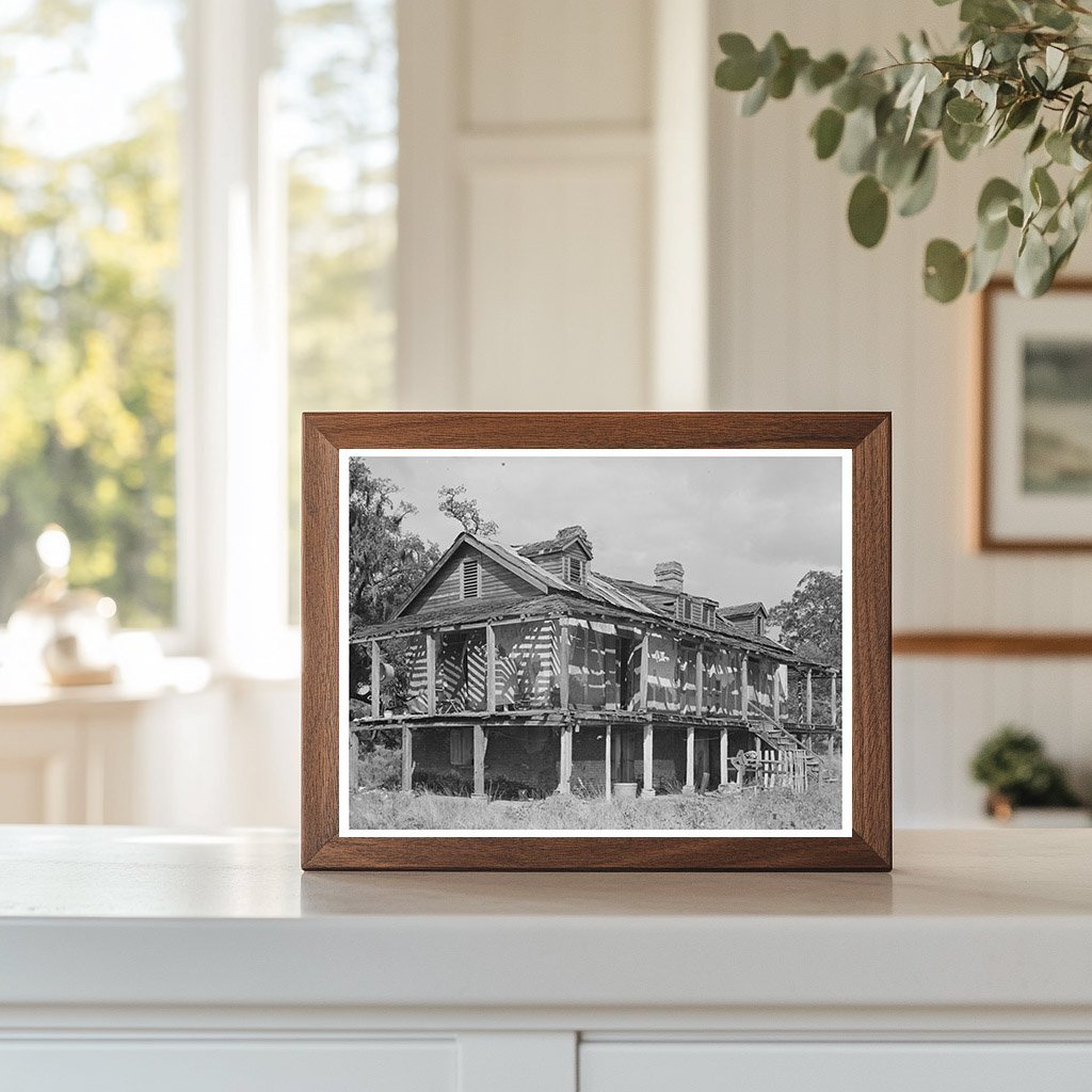 Abandoned Trepagnier Plantation House Saint Charles Parish 1938 - Available at KNOWOL