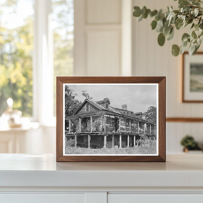 Abandoned Trepagnier Plantation House Saint Charles Parish 1938 - Available at KNOWOL