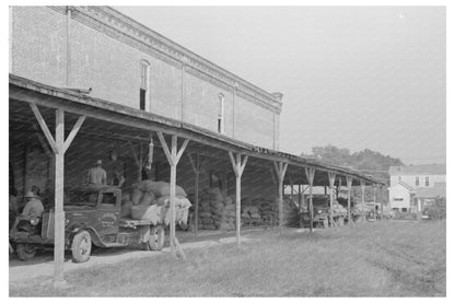 Abbeville Louisiana Rice Unloading Platform September 1938 - Available at KNOWOL