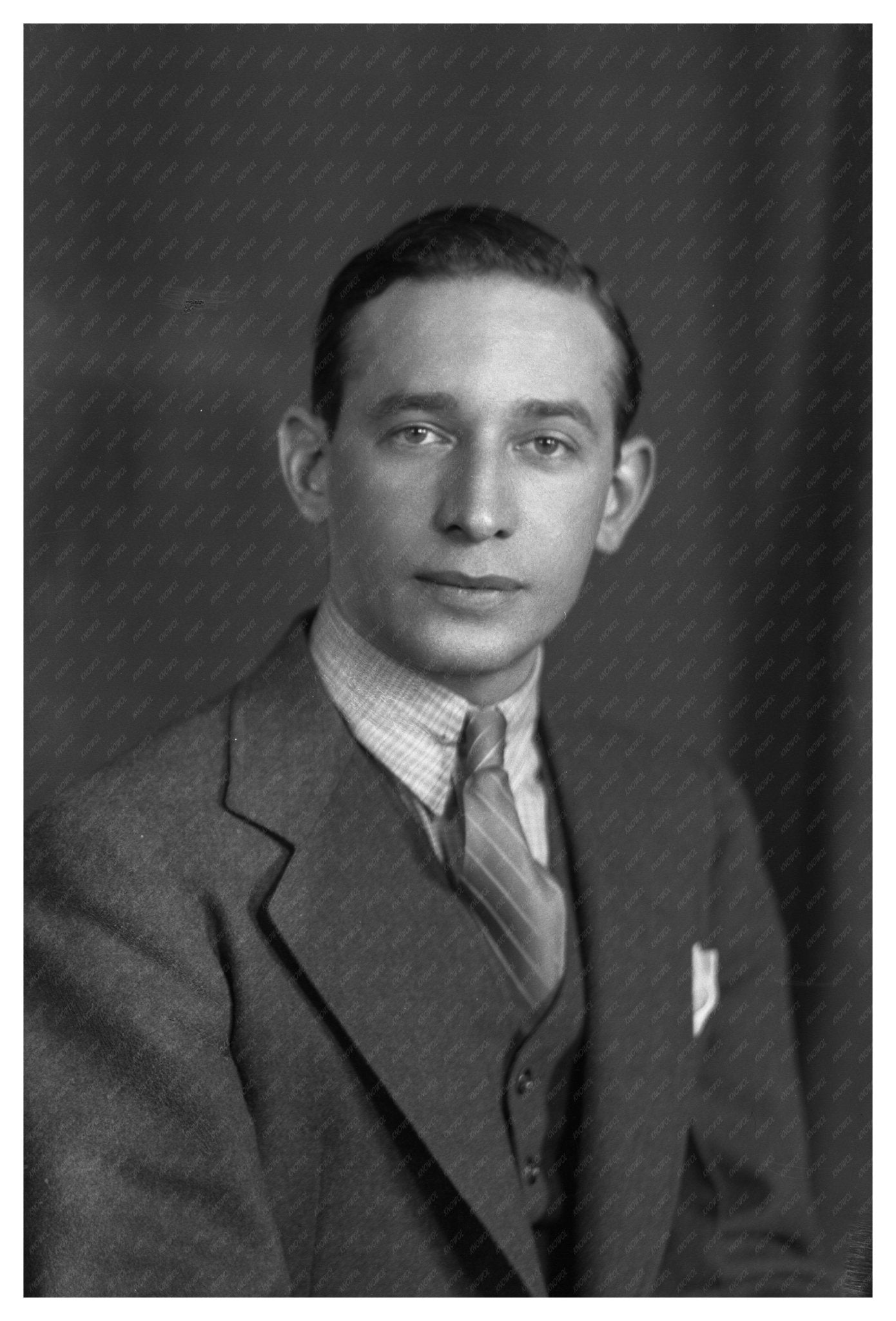 Abe Fortas Portrait 1930 Vintage Image - Available at KNOWOL