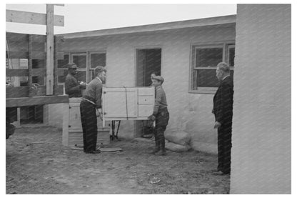 Abe Lipsky Moves into New Home Jersey Homesteads 1936 - Available at KNOWOL