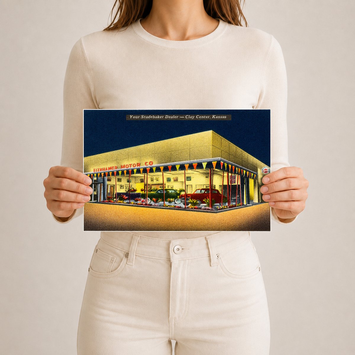 Clay Center, KS: Eiznhamer Motor Co., Your Studebaker Dealer -- Clay Center