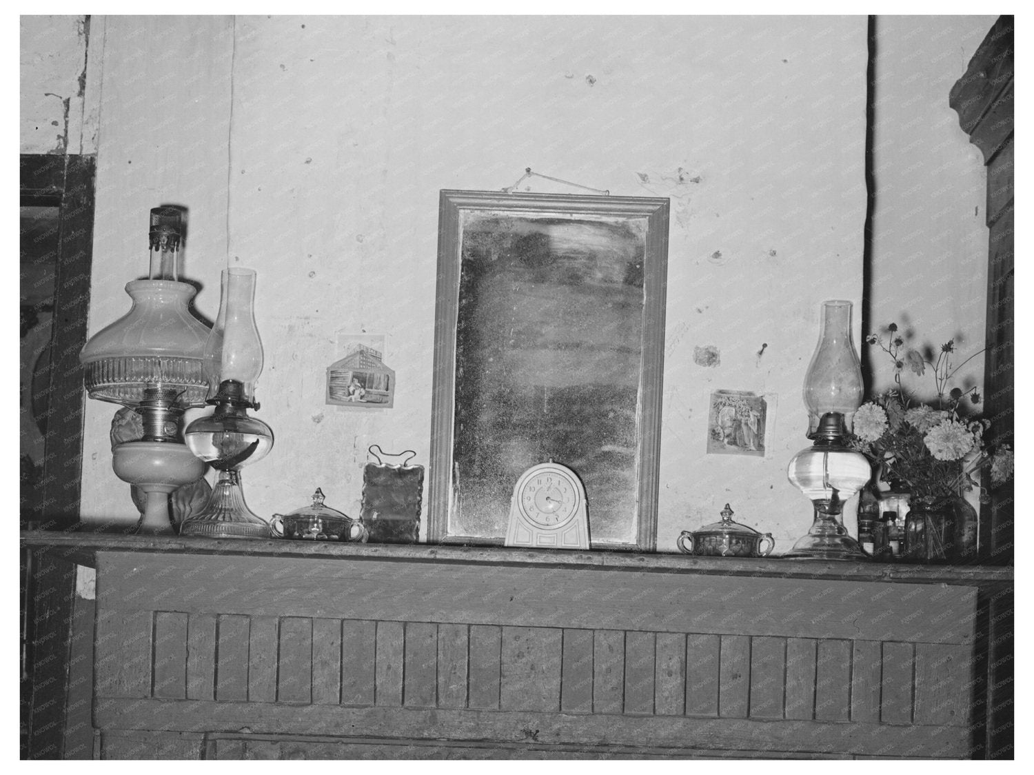 Acadian Home Fireplace Breaux Bridge Louisiana 1938 - Available at KNOWOL