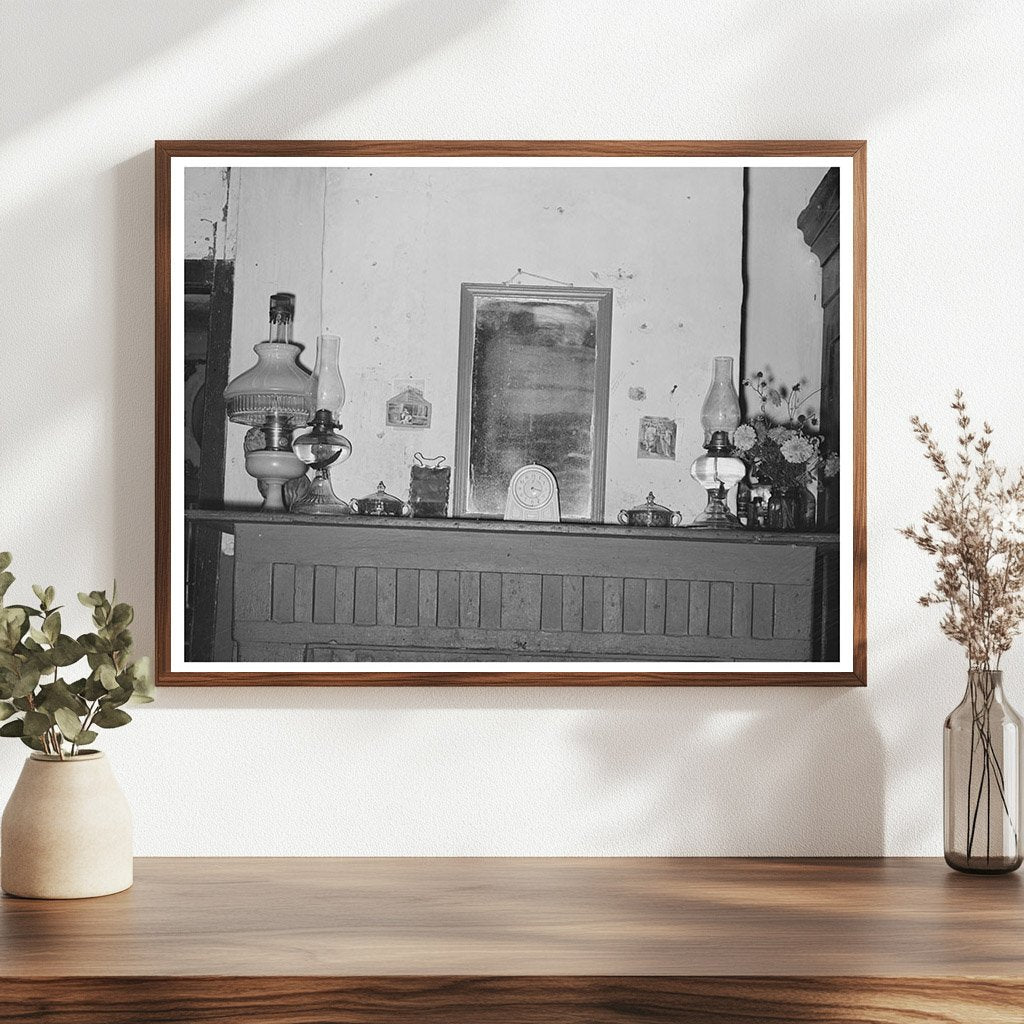 Acadian Home Fireplace Breaux Bridge Louisiana 1938 - Available at KNOWOL