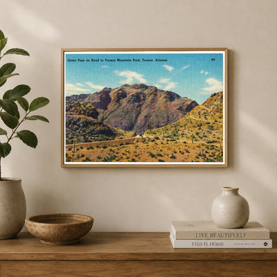 Tucson, AZ: Gates Pass on road to Tucson Mountain Park