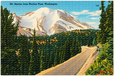 Rainier, Mount, WA: Mt. Rainier from Naches Pass