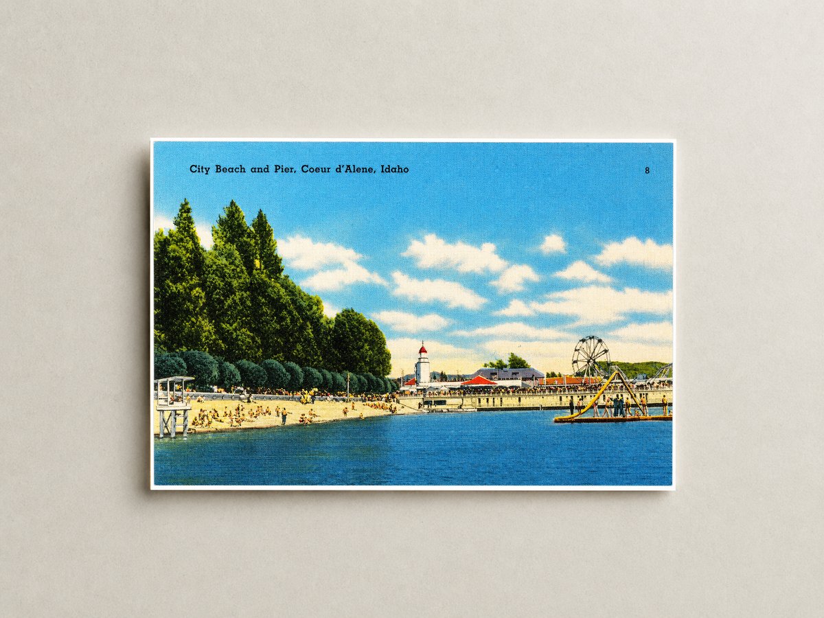 Coeur d'Alene, ID: City beach and pier