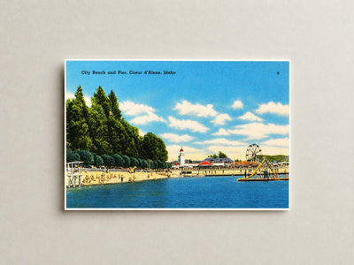 Coeur d'Alene, ID: City beach and pier