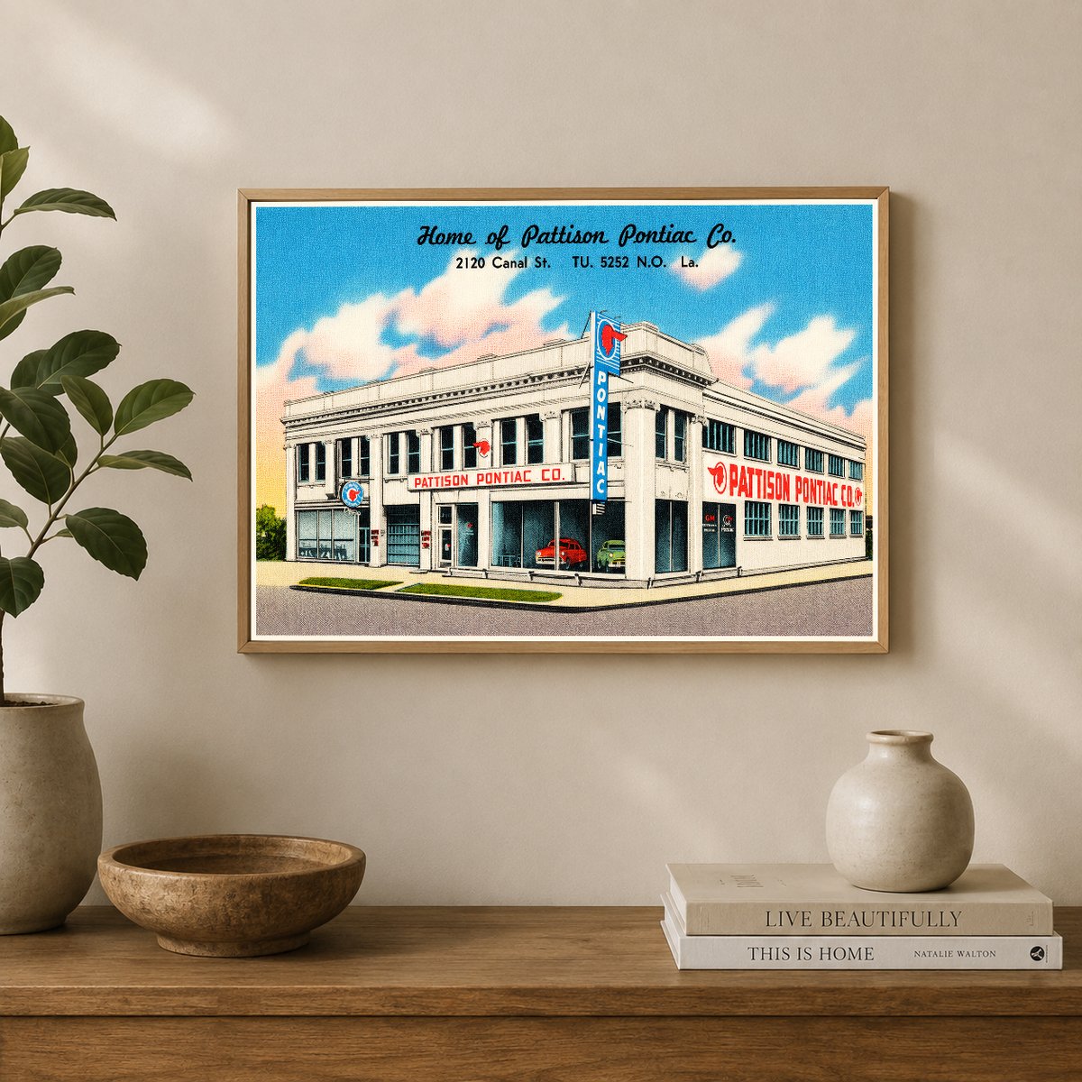 New Orleans, LA: Home of Pattison Pontiac Co., 2120 Canal St., N.O. La.