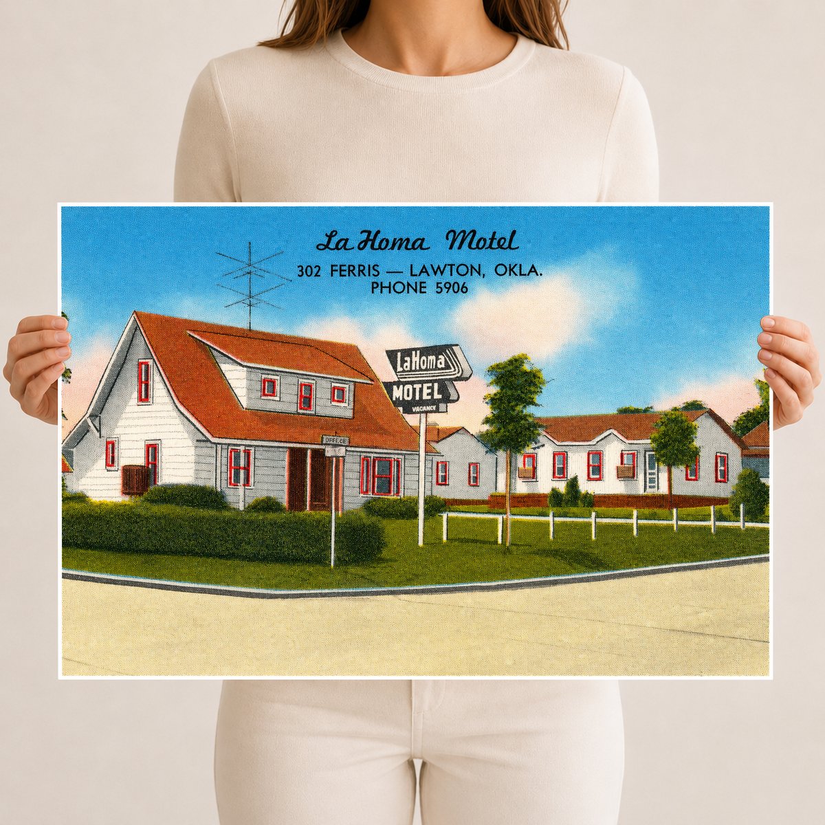 Lawton, OK: La Homa Motel, 302 Ferris -- Lawton, Okla., phone 5906