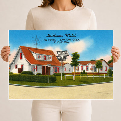 Lawton, OK: La Homa Motel, 302 Ferris -- Lawton, Okla., phone 5906