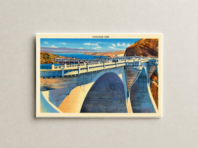 Coolidge Dam, AZ: Historic View