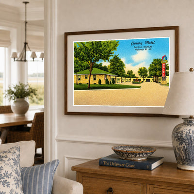Salina, KS: Canary Motel, Salina, Kansas, Highways 81-40