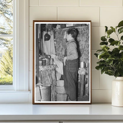 Adopted Son of Ole Thompson North Dakota 1937 Image - Available at KNOWOL