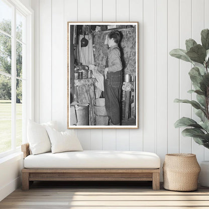 Adopted Son of Ole Thompson North Dakota 1937 Image - Available at KNOWOL
