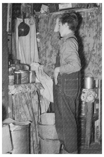 Adopted Son of Ole Thompson North Dakota 1937 Image - Available at KNOWOL