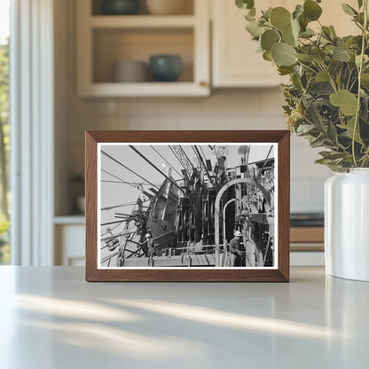 Aerial Tram Wheelhouse at Shasta Dam December 1941 - Available at KNOWOL