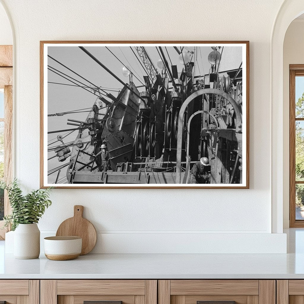 Aerial Tram Wheelhouse Shasta Dam Project 1941 - Available at KNOWOL