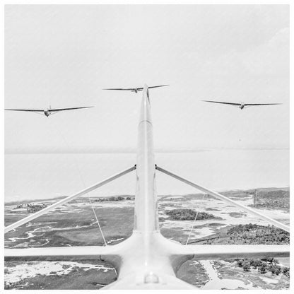 Aerial View of Parris Island SC with Gliders May 1942 - Available at KNOWOL