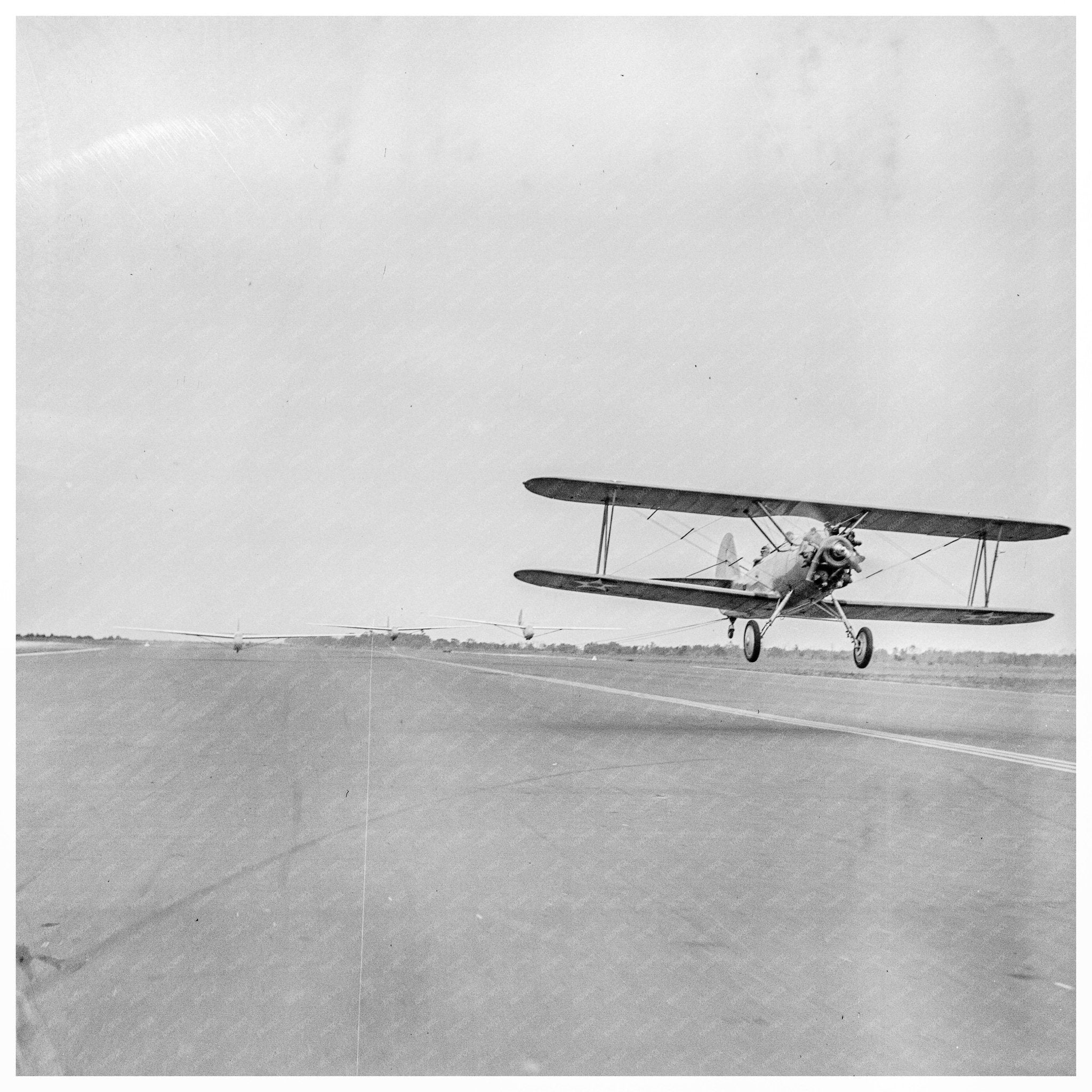 Aerial View of U.S. Marine Corps Glider Training Camp Parris Island 1942 - Available at KNOWOL