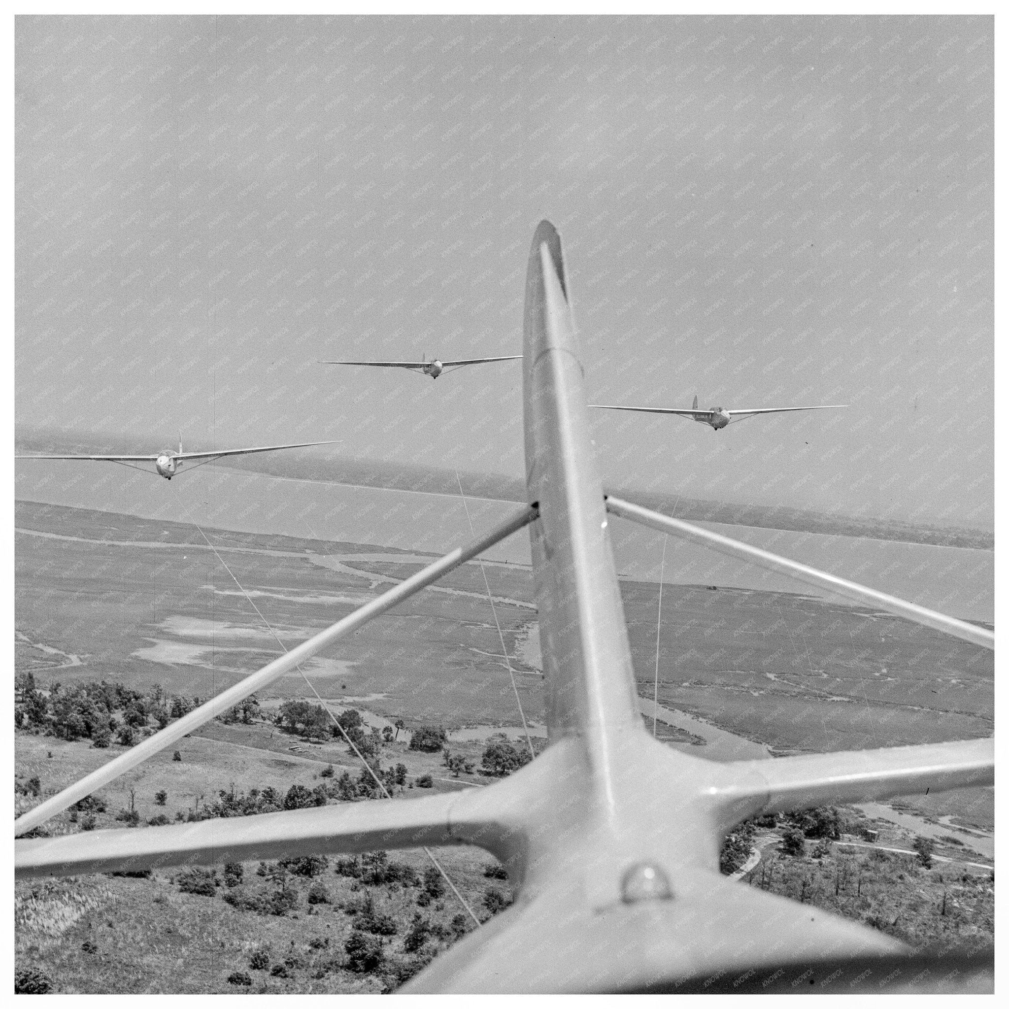 Aerial View of U.S. Marine Corps Glider Training Camp Parris Island May 1942 - Available at KNOWOL