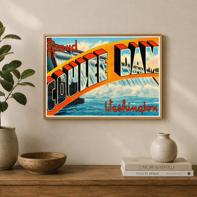 Grand Coulee Dam, WA: Historic View