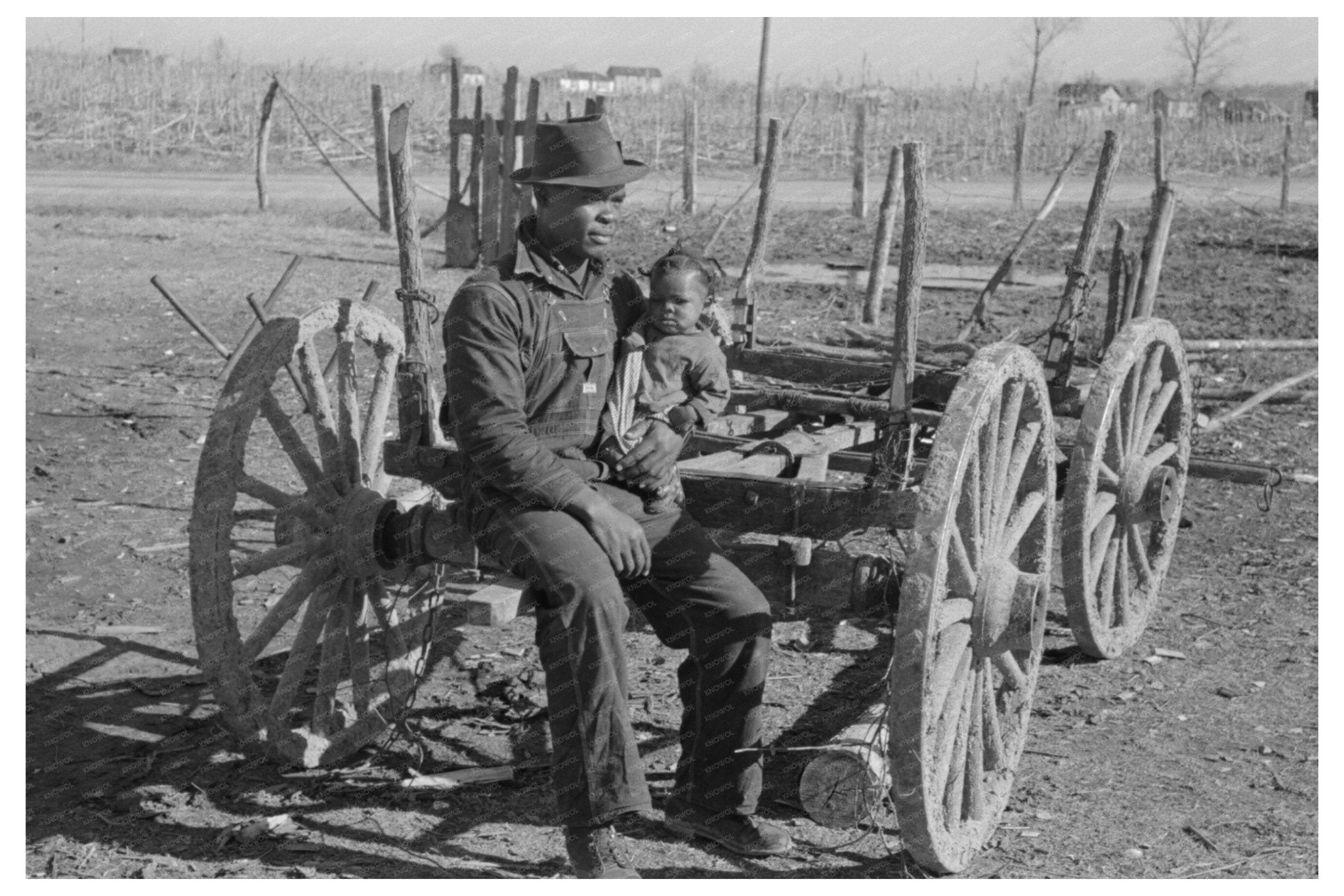 African American Sharecropper and Child Louisiana 1939 - Available at KNOWOL