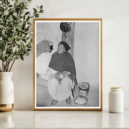 Aged Mexican Woman in Crystal City Texas 1939 - Available at KNOWOL