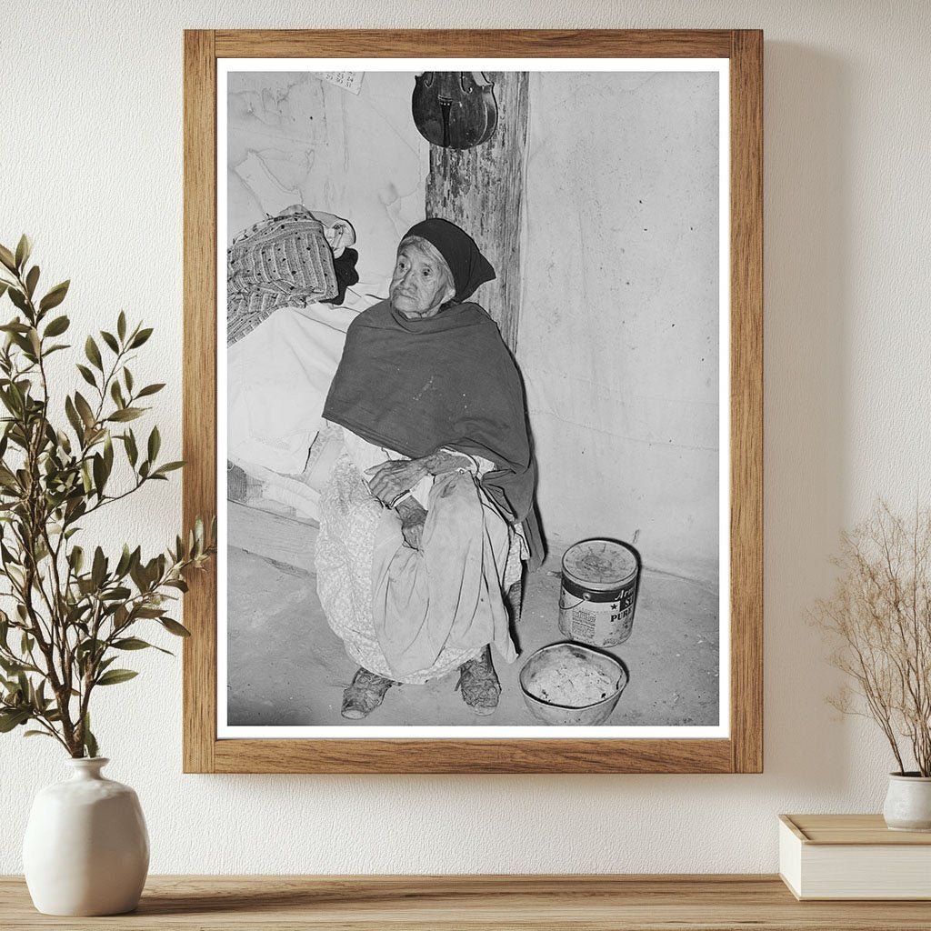 Aged Mexican Woman in Crystal City Texas 1939 - Available at KNOWOL