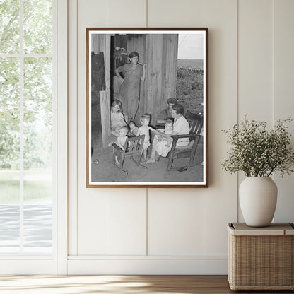 Agricultural Laborers and Children in Tullahassee 1939 - Available at KNOWOL