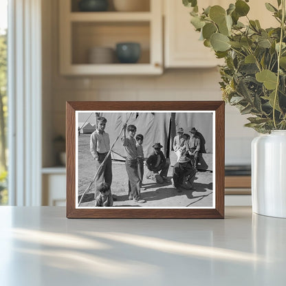 Agricultural Workers Playing Marbles Yuma County 1942 - Available at KNOWOL