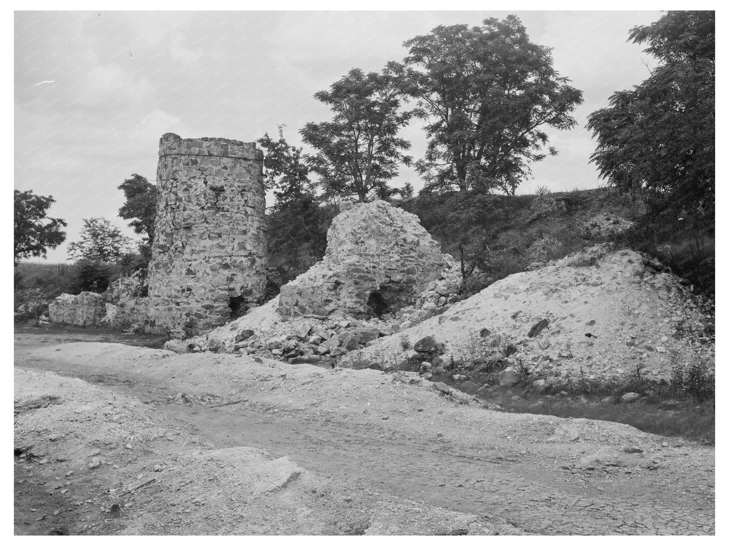 Chewacla Limeworks Remains Alabama 1937