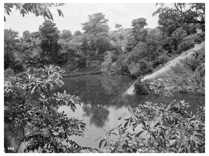 Old Lime Pit Chewacla Limeworks Alabama 1937