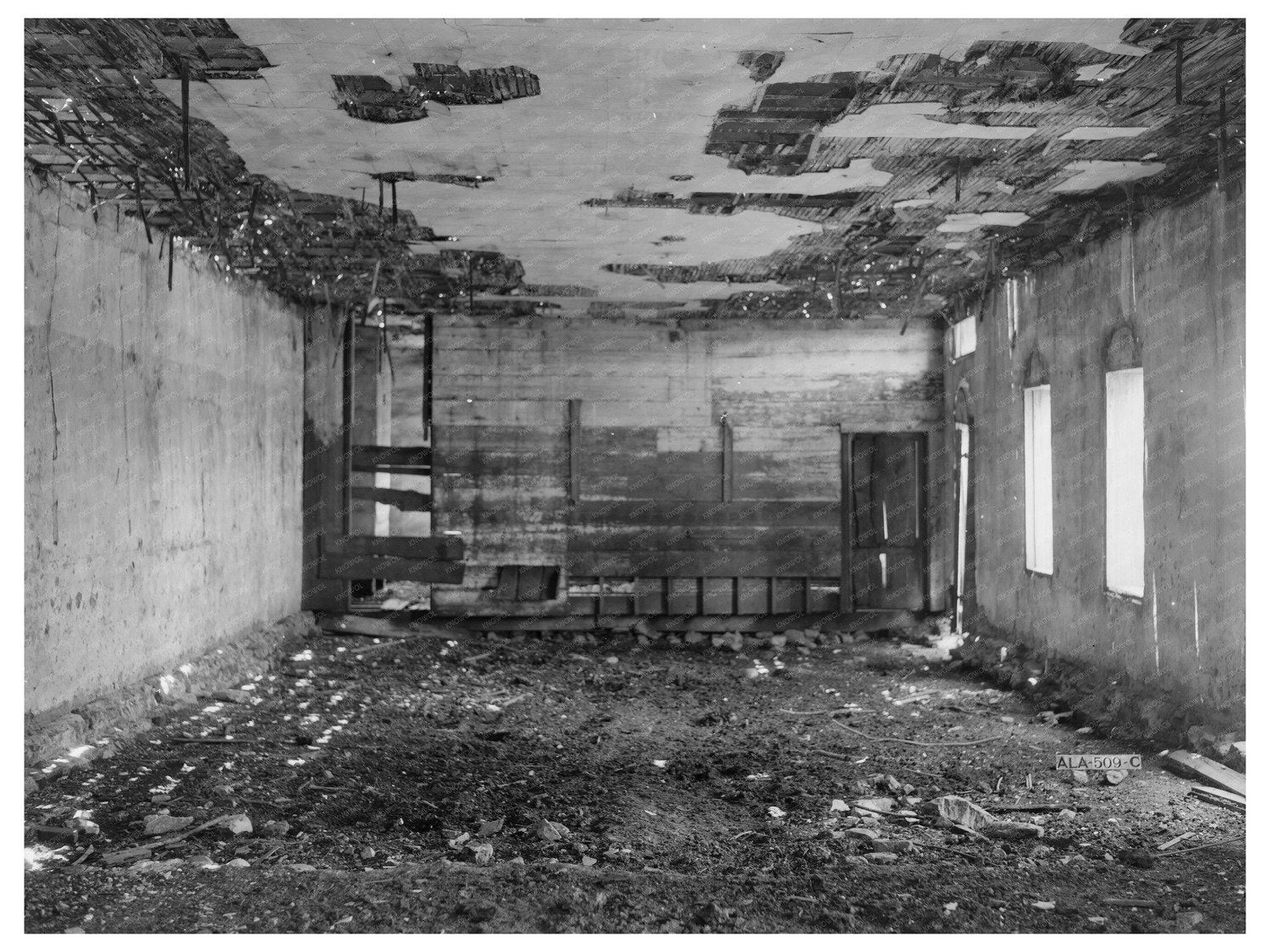 Chewacla Limeworks Commissary Interior 1937 Photo