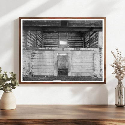 Chewacla Limeworks Convict Quarters Interior 1937