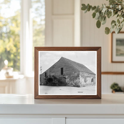 Old Mule Stable Chewacla Limeworks Alabama 1937 Photo