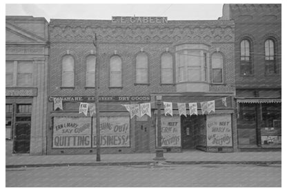 Aledo Illinois Storefront Sign Sold Out May 1938 - Available at KNOWOL