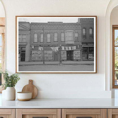 Aledo Illinois Storefront Sign Sold Out May 1938 - Available at KNOWOL