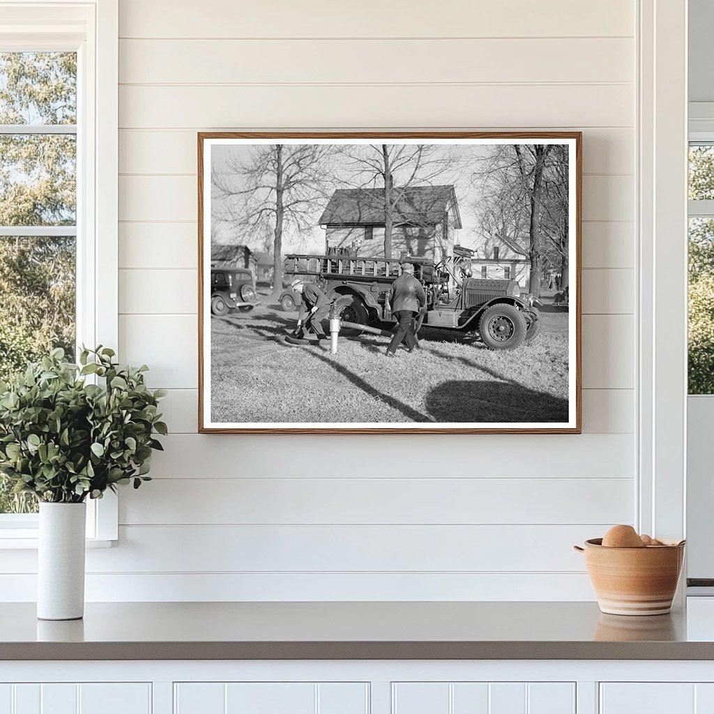 Aledo Illinois Volunteer Fire Department November 1936 - Available at KNOWOL