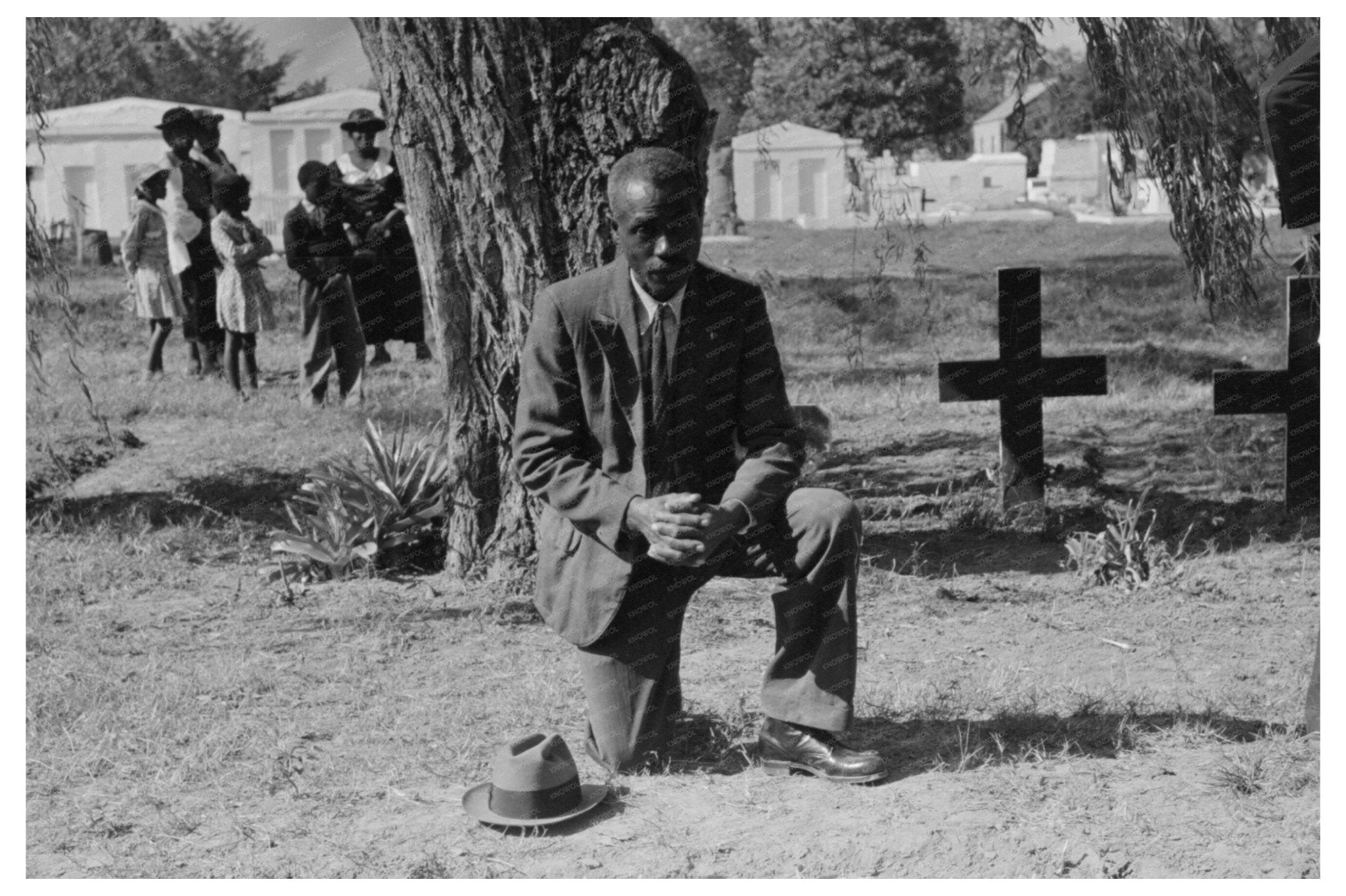 All Saints Day Prayer in New Roads Louisiana 1938 - Available at KNOWOL