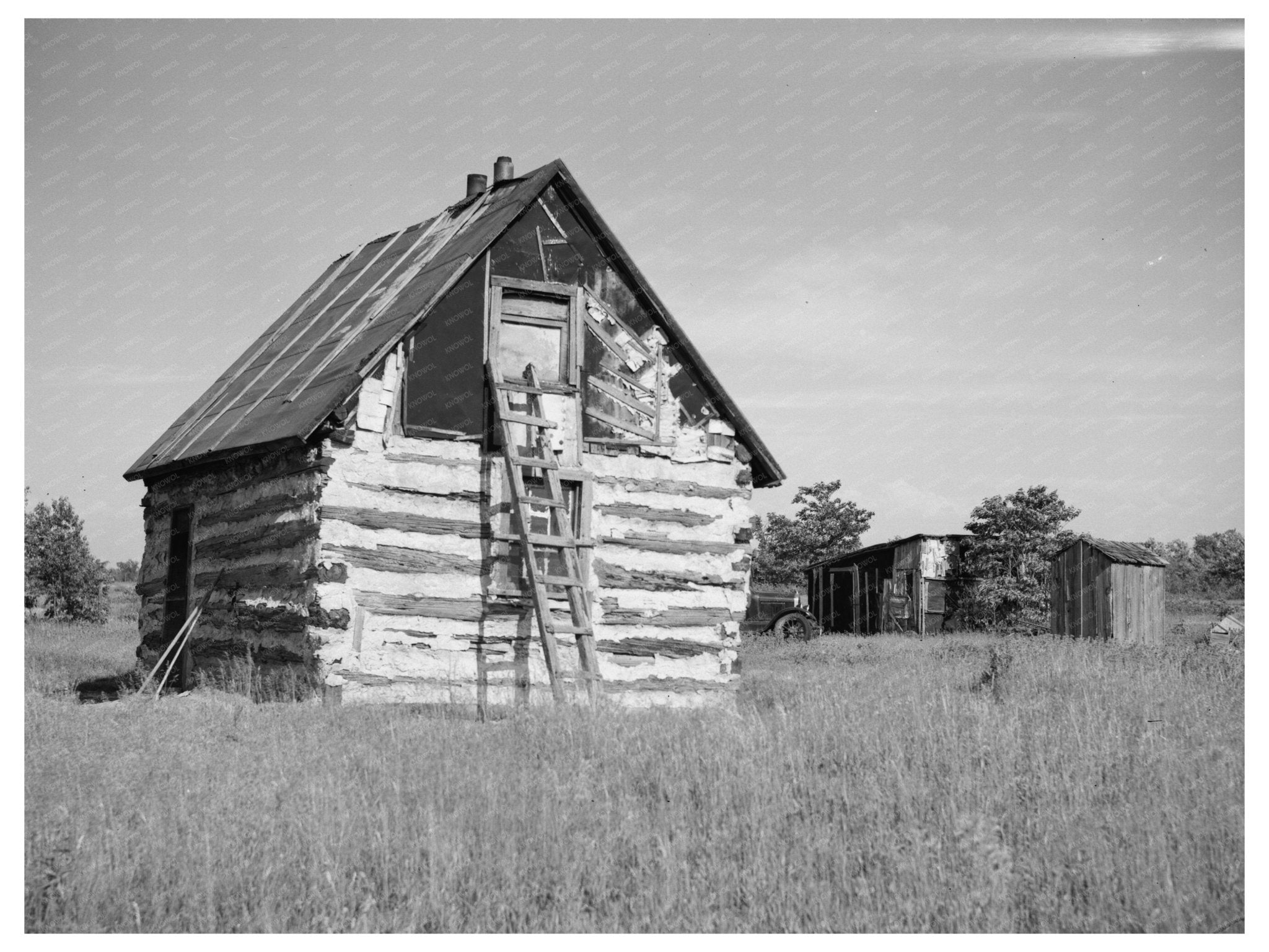 Allegan Project House Michigan June 1937 Historical Image - Available at KNOWOL