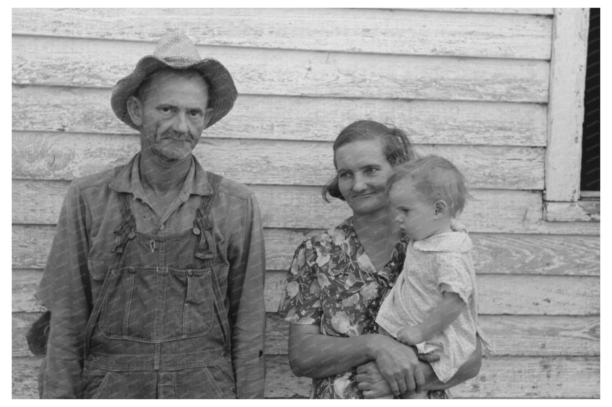 Allen Family Sharecroppers Louisiana November 1938 - Available at KNOWOL